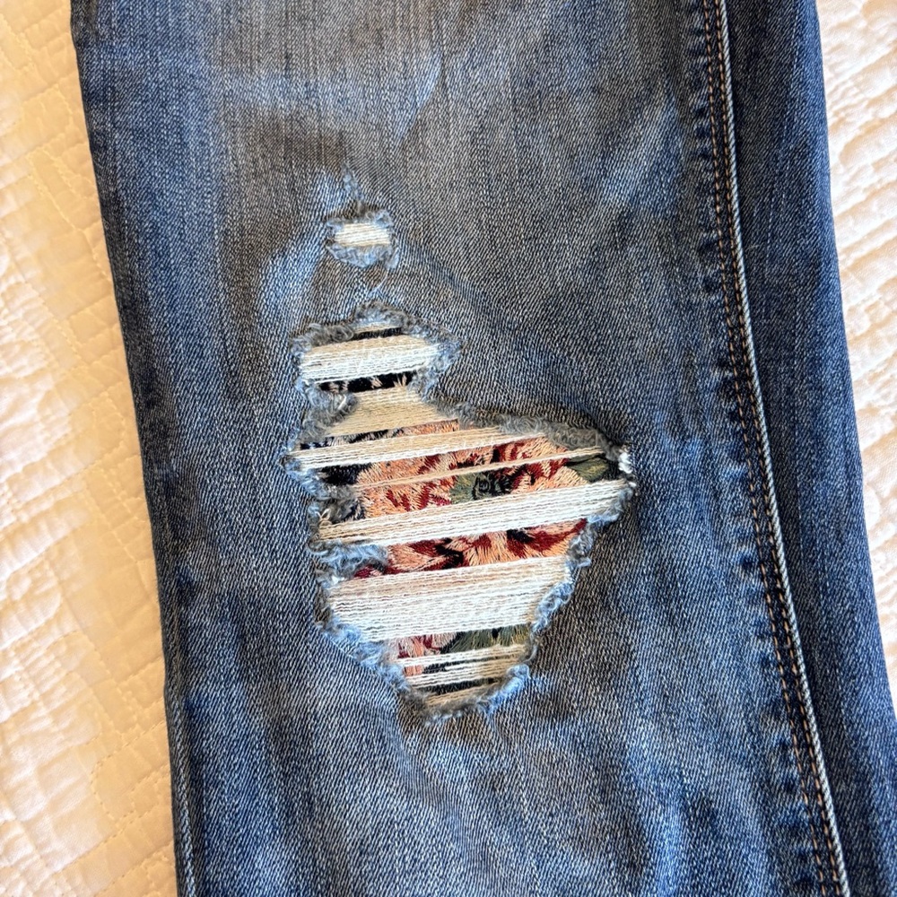 White House Black Market Blue Skinny Jeans Classic‎ Style - Picture 2 of 6